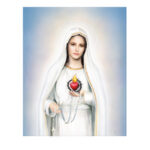 Our Lady of Fatima Immaculate Heart Gallery Wrapped Canvas Art Print