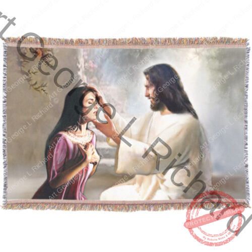 Forgiven Woven Throw Blanket