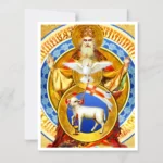 Behold the Lamb of God Note Card Display Image