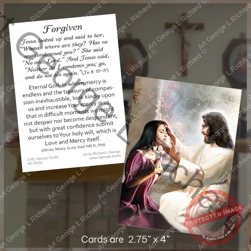 The Forgiven Prayer Card display image