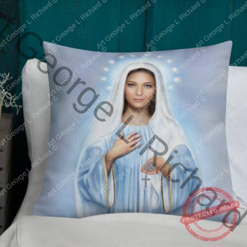 Our Lady of Medjugorje Premium Pillow