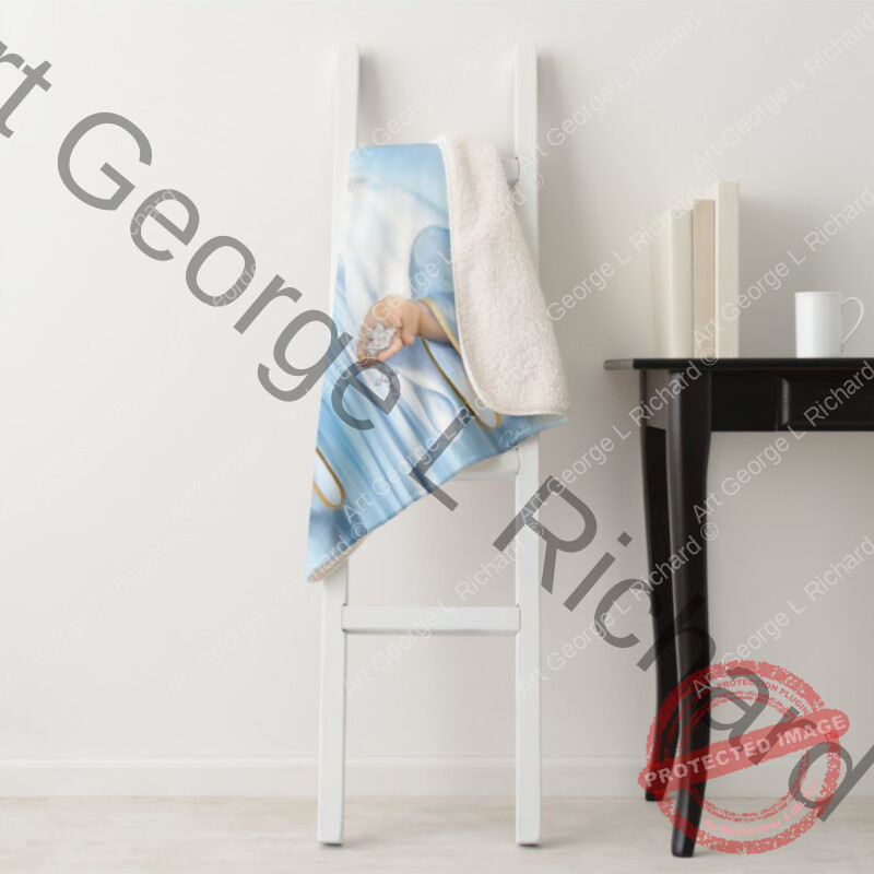 Sherpa Fleece Prayer Blanket