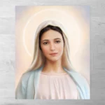 Our Lady of Tihaljina Medjugorje Print-Brown-Eyes