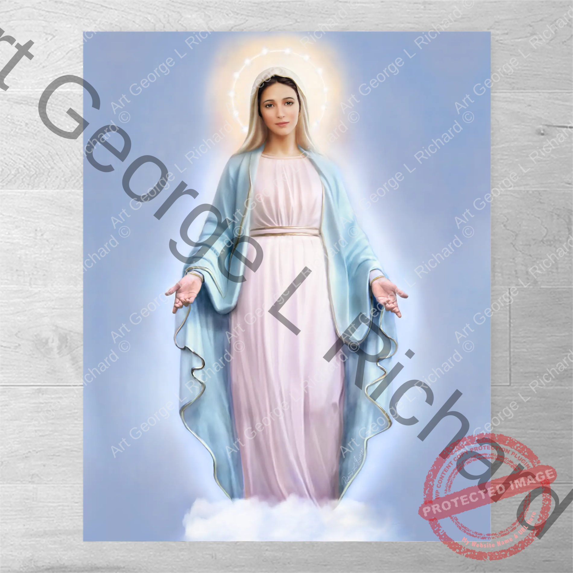 Our Lady of Grace Our Lady of Tihaljina - near Medjugorje - Brown Eyes