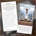The Most Holy Trinity of the Most Blessed Sacrament Bookmark Prayer Card Display Image